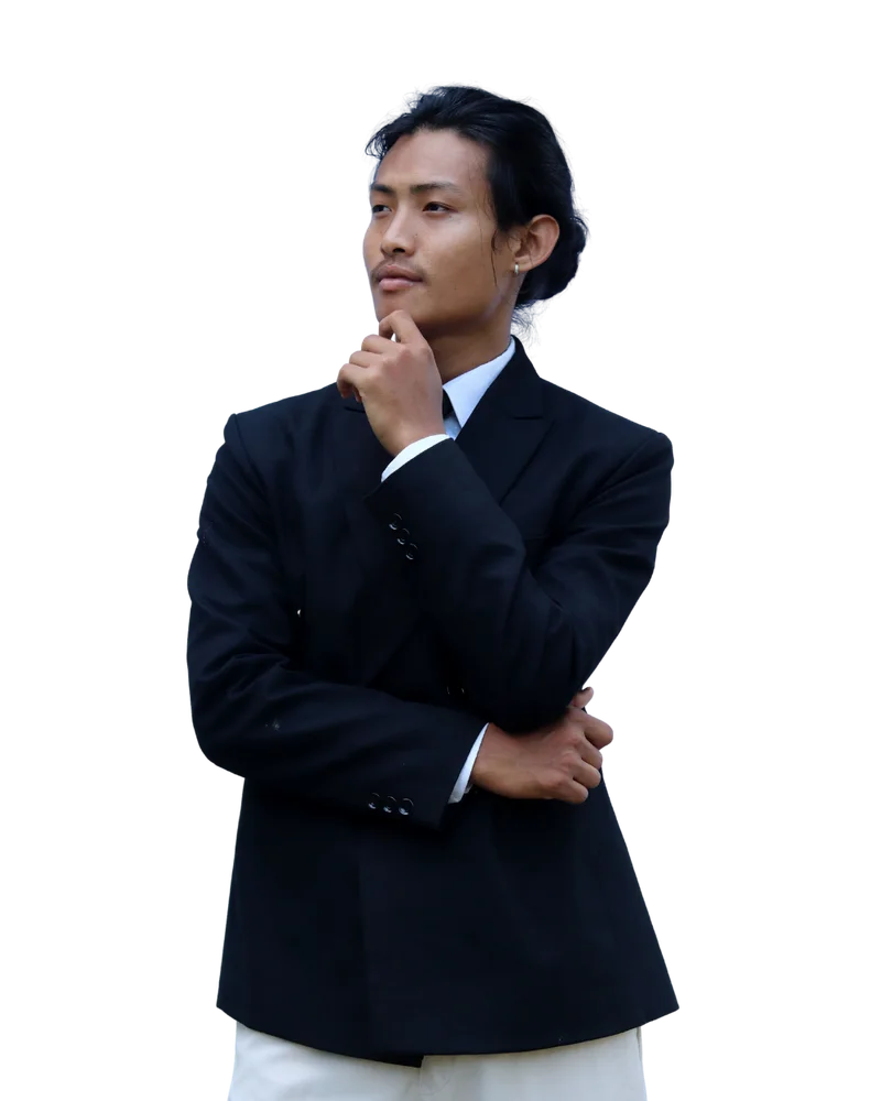 Bidhan Sunuwar in a dark suit